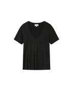 Black V-Neck T-Shirt Stardust