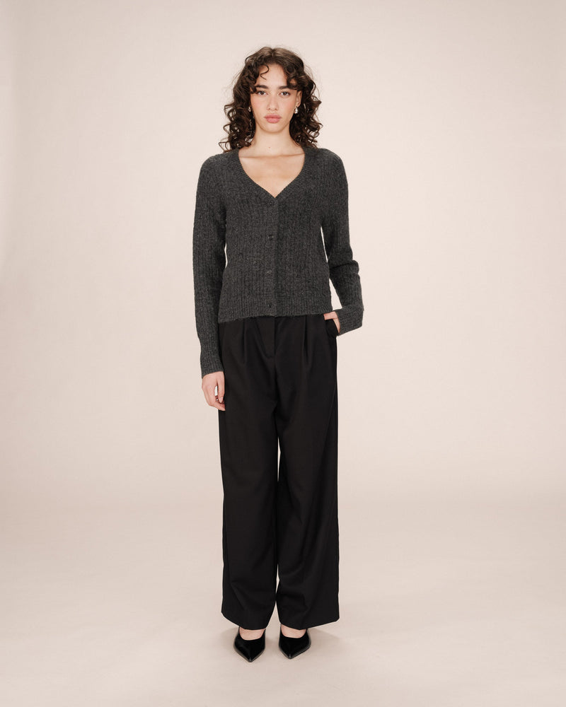 Samso Anthracite Knitted Cardigan