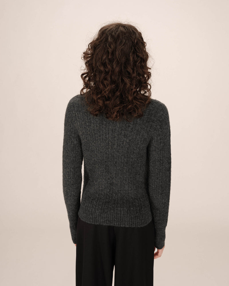Samso Anthracite Knitted Cardigan