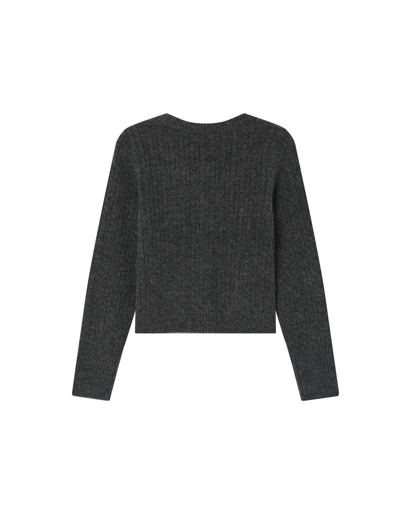 Samso Anthracite Knitted Cardigan