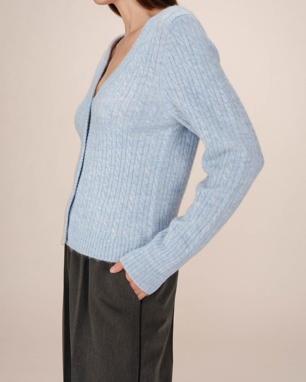 Bleuet Knitted Cardigan Samso