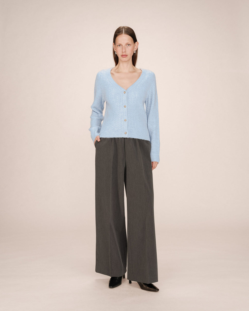 Bleuet Knitted Cardigan Samso