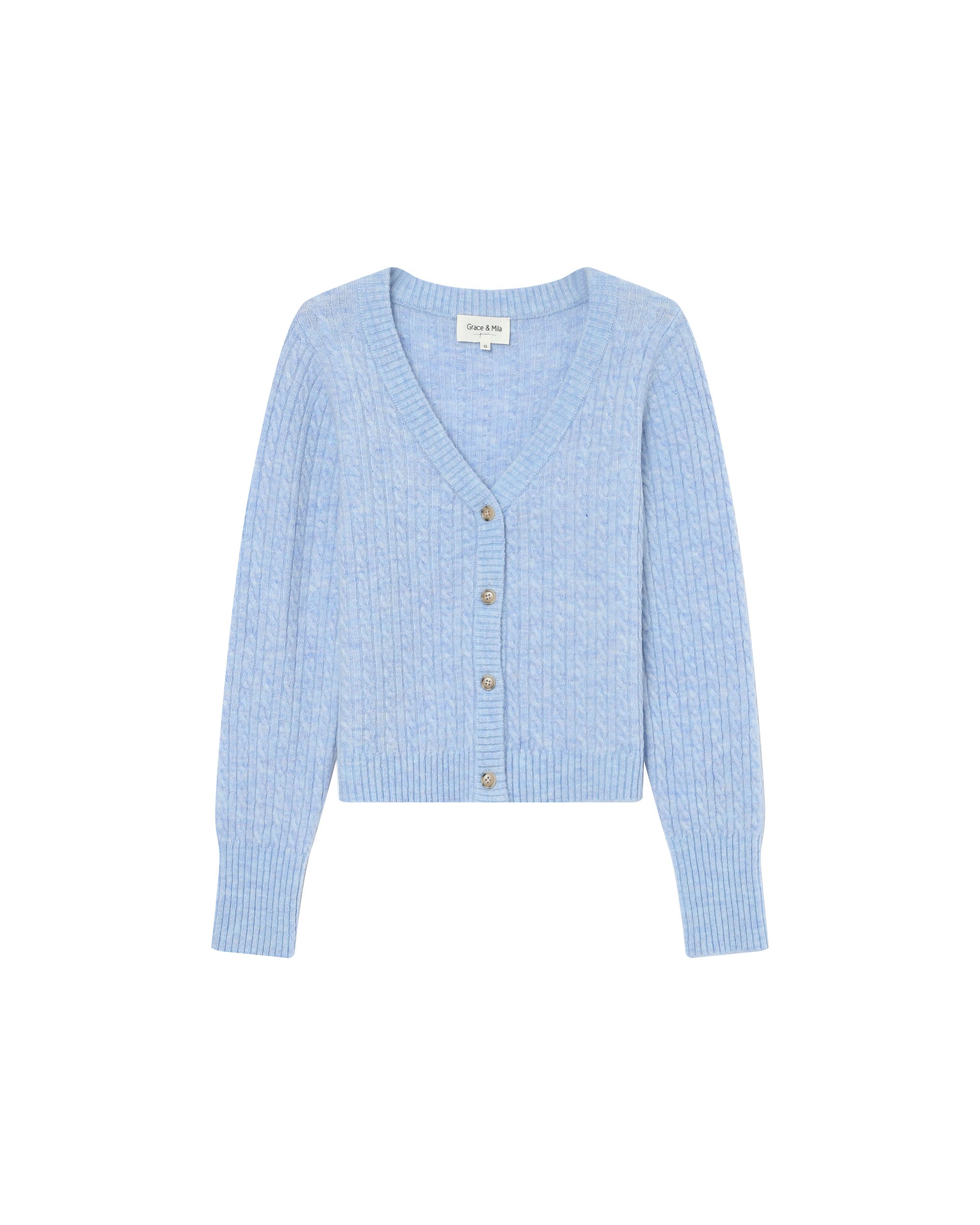 Bleuet Knitted Cardigan Samso