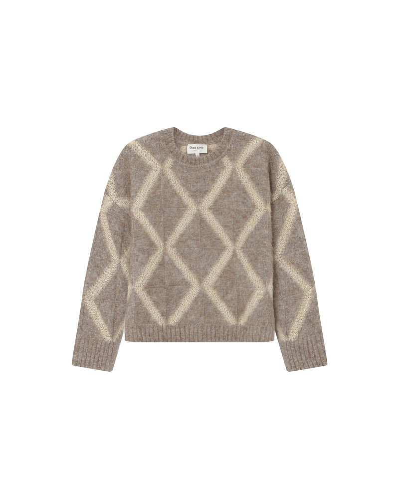 Jersey gris con estampado Salinger