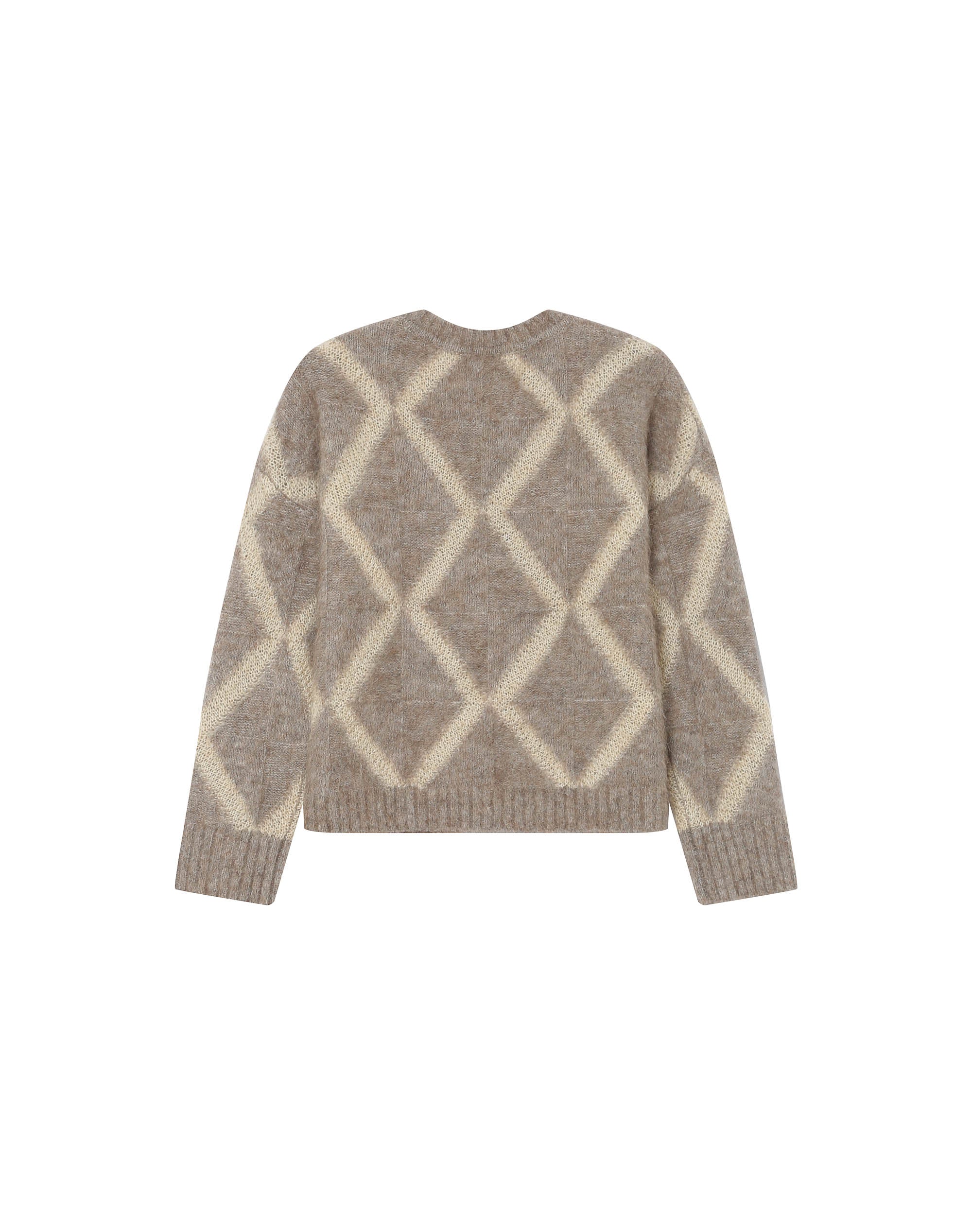 Greige Patterned Jumper Salinger