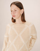 Jersey estampado vainilla de Salinger