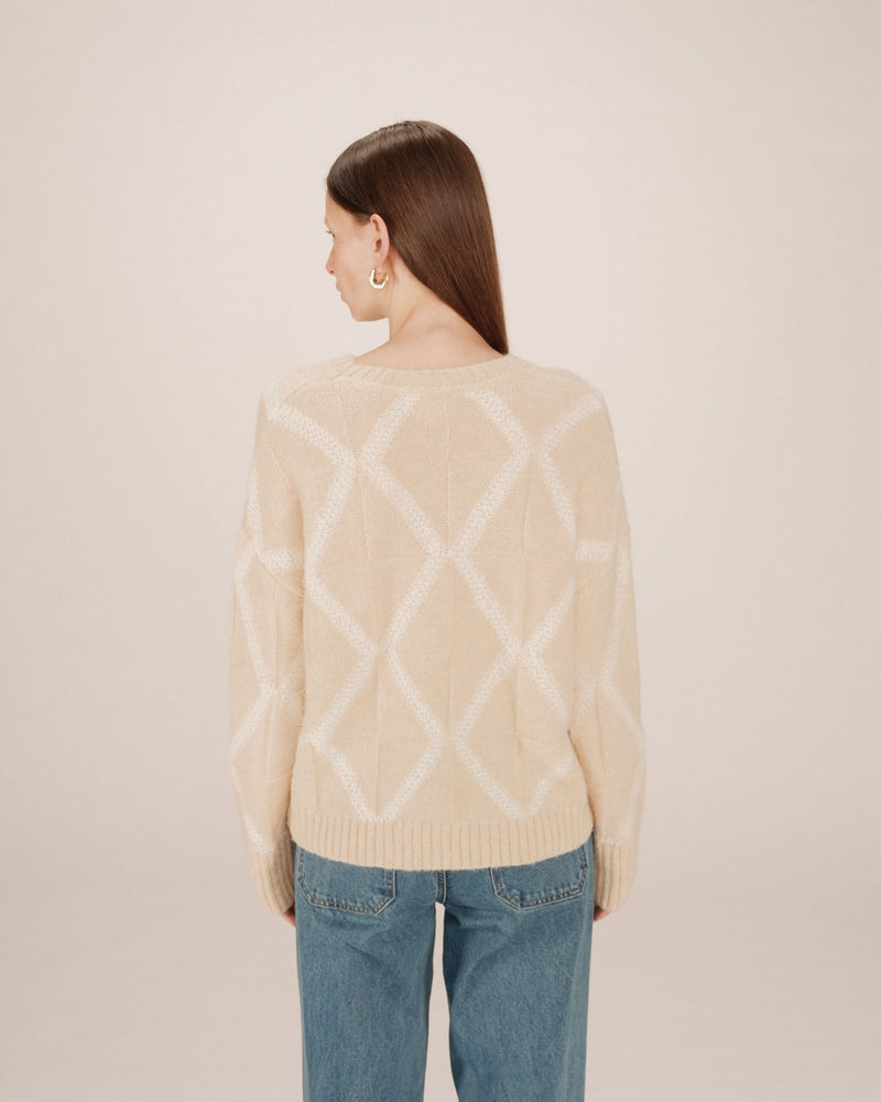Jersey estampado vainilla de Salinger