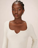 Jersey crudo con cuello dividido Salem