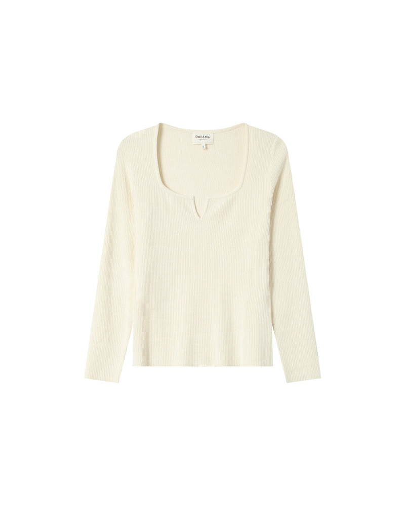 Jersey crudo con cuello dividido Salem