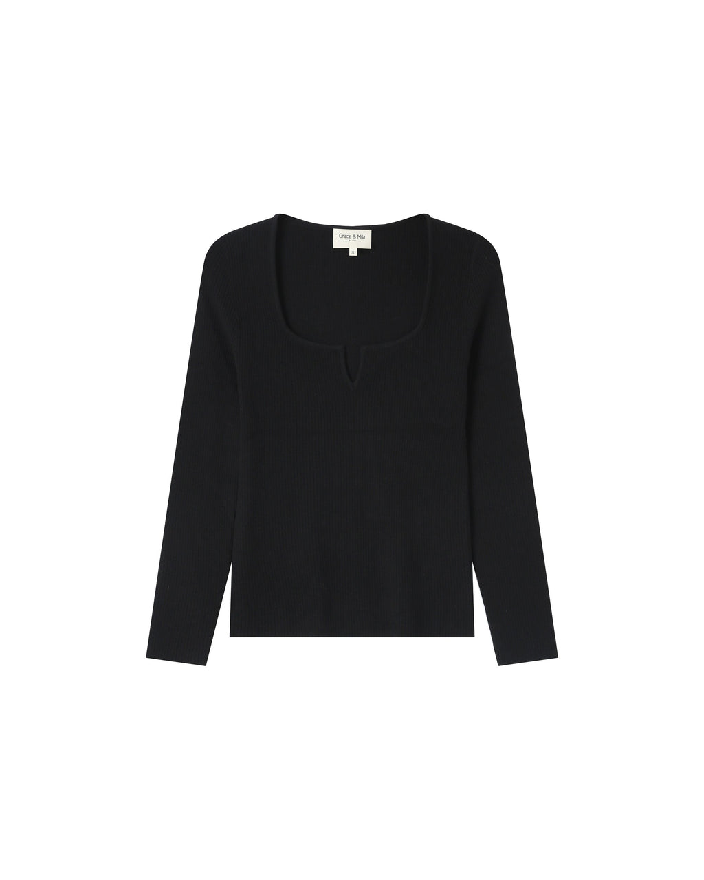 Jersey Cuello Hendido Negro Salem