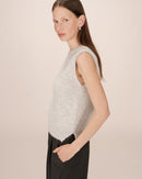 Pull Sans Manches Gris Say