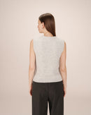 Pull Sans Manches Gris Say