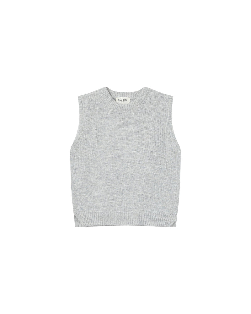 Pull Sans Manches Gris Say