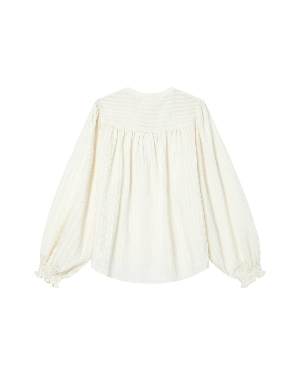 Blusa Cuello Anudado Crudo Serinda