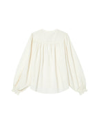 Blusa Cuello Anudado Crudo Serinda