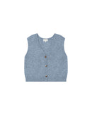 Cornflower Santa Sleeveless Cardigan