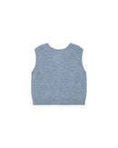 Cornflower Santa Sleeveless Cardigan