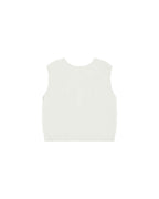 Sleeveless Cardigan Ivory Santa