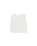 Ivory Santa Sleeveless Cardigan