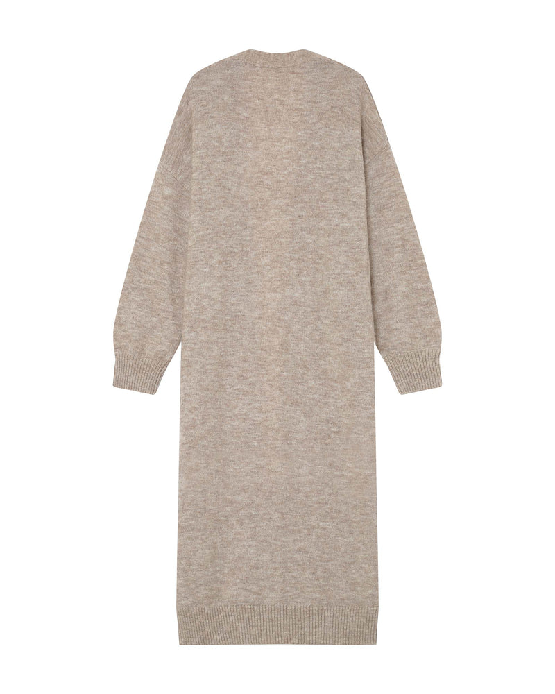 Santiago Beige Long Cardigan