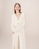 Santiago Ivory Long Cardigan