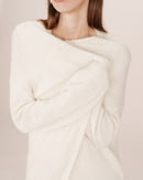 Santiago Ivory Long Cardigan