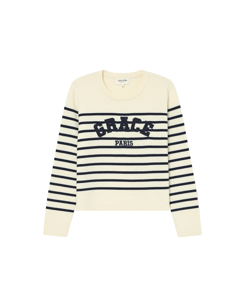 Ecru Sardinia University Sweater
