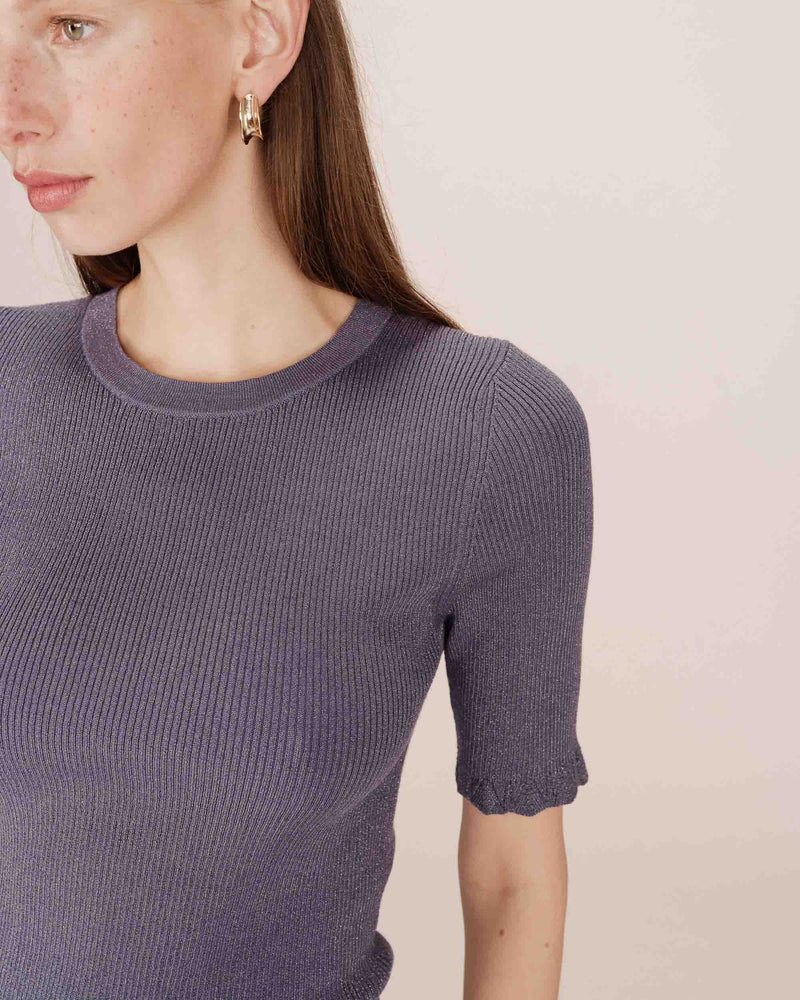 Pull Bleuet Saturne