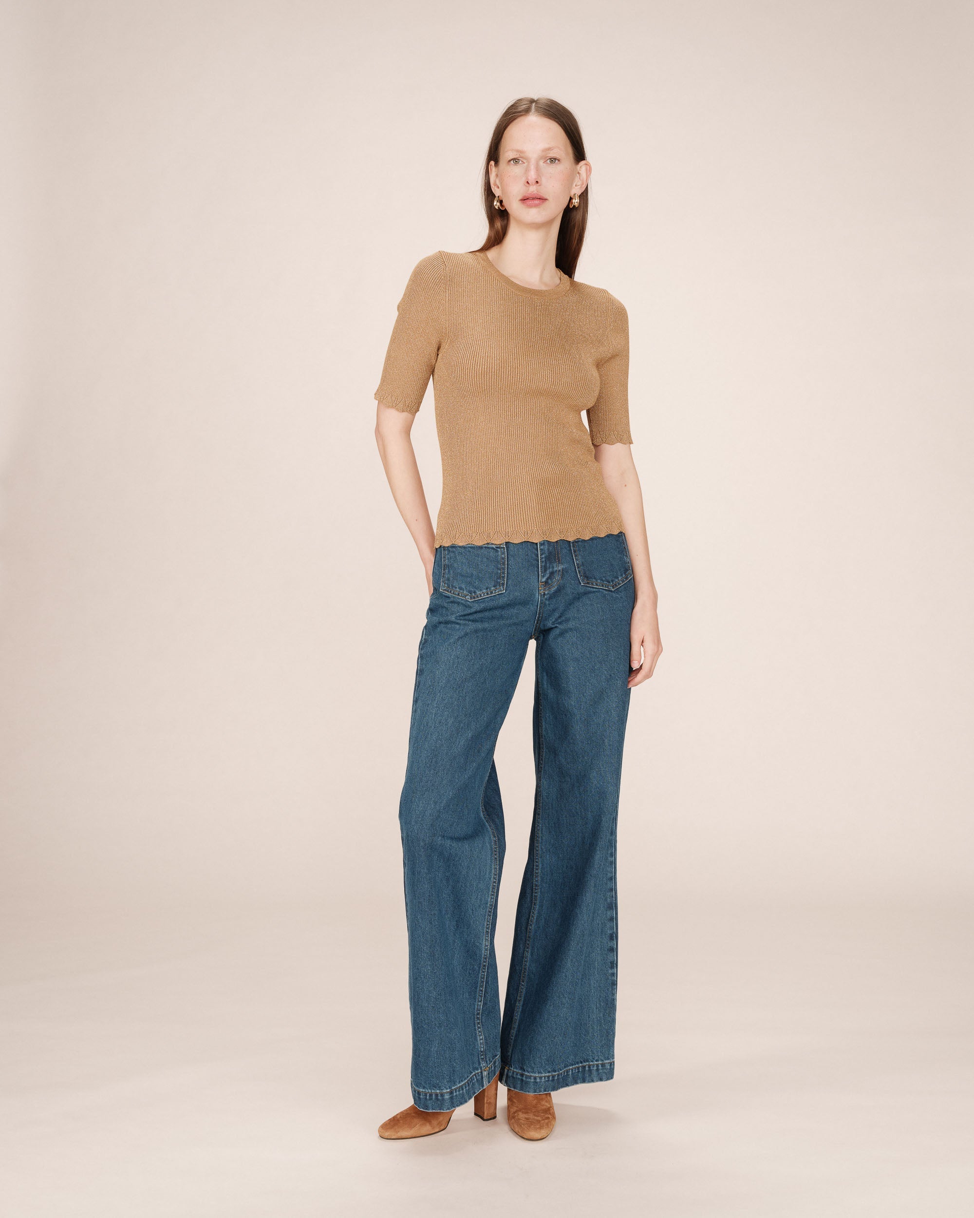 Pull Ocre Saturne
