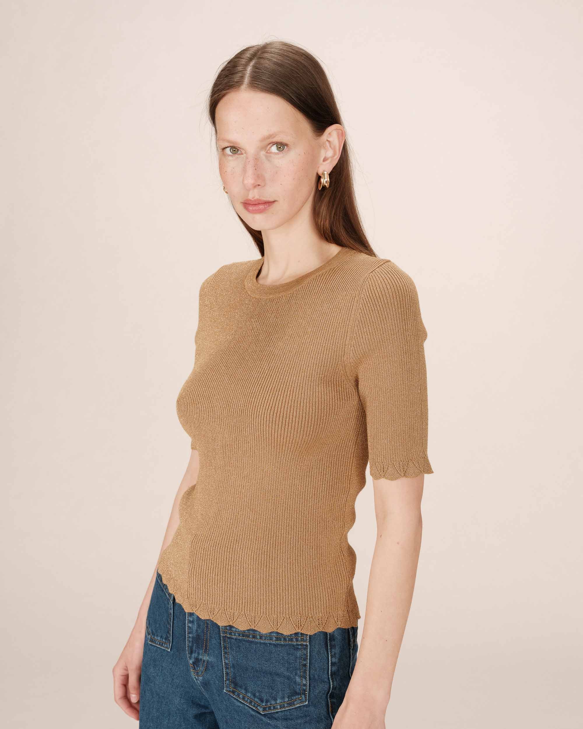 Pull Ocre Saturne