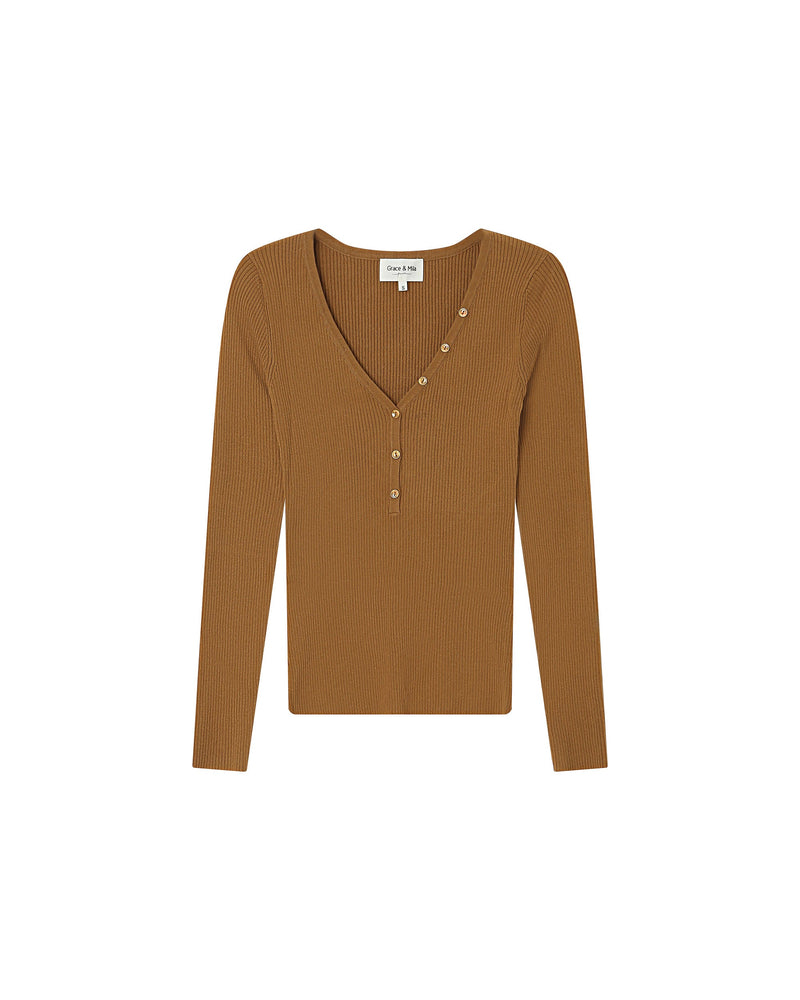 Pull Ocre Saturnin