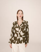 Blusa Estampado Bicolor Oliva Sorpresa