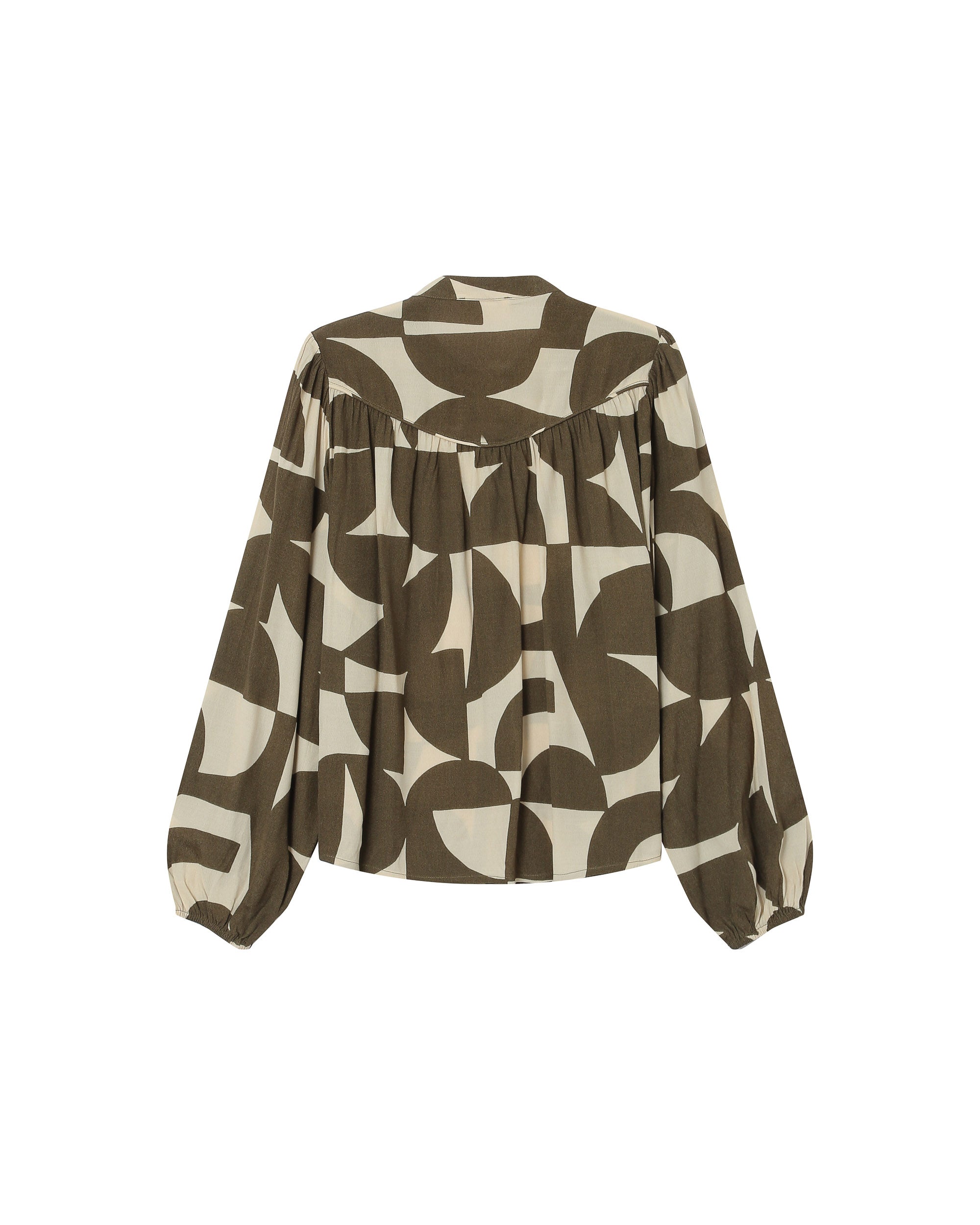 Blusa Estampado Bicolor Oliva Sorpresa