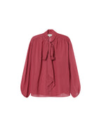 Blouse Col Lavallière Blush Splendide
