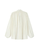 Splendid Ecru Pussy Collar Blouse