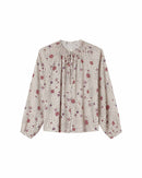 Scarlett Ecru Printed Blouse