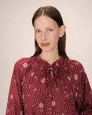 Blusa estampada terracota Scarlett
