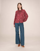 Blusa estampada terracota Scarlett