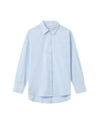 Camisa Oversize Azul Aciano Sira