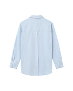 Camisa Oversize Azul Aciano Sira