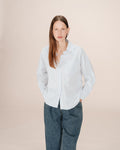 Camisa Oversize Azul Aciano Sira