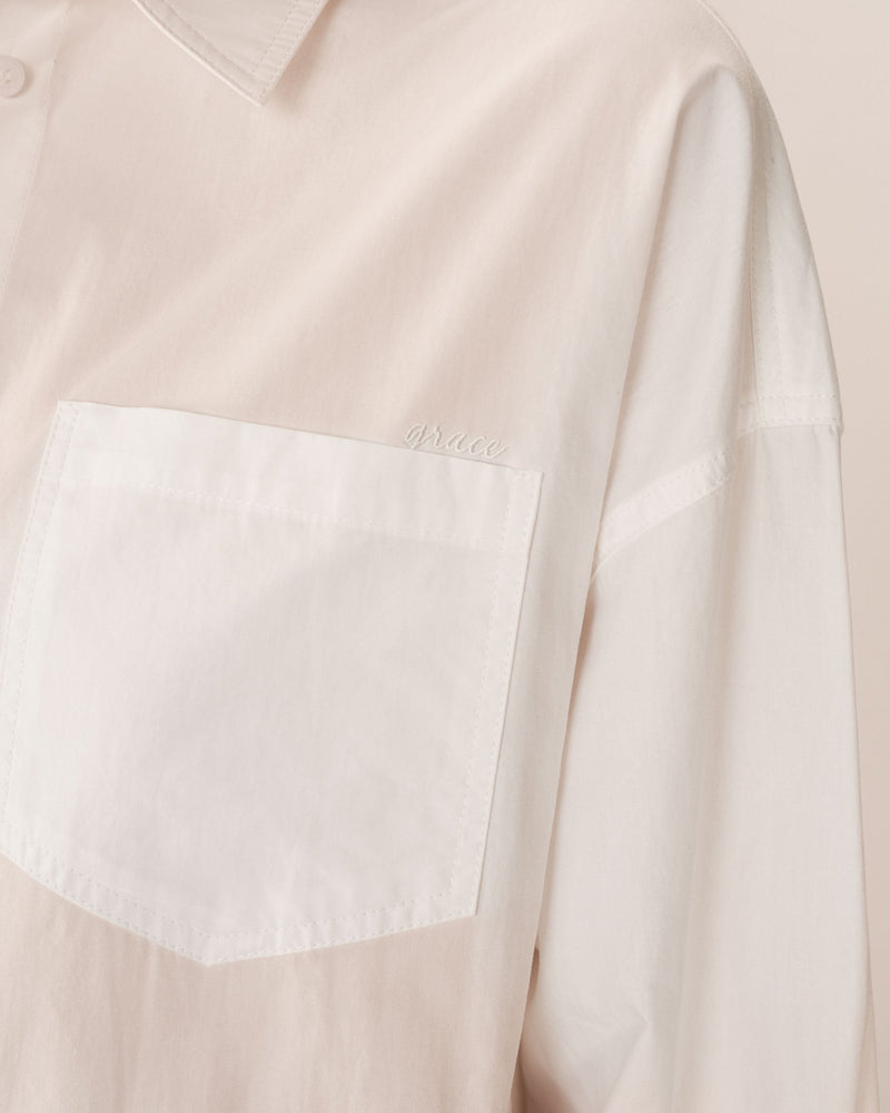 Sira Ivory Oversized Shirt