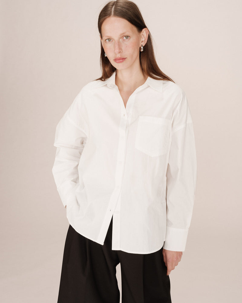 Sira Ivory Oversized Shirt