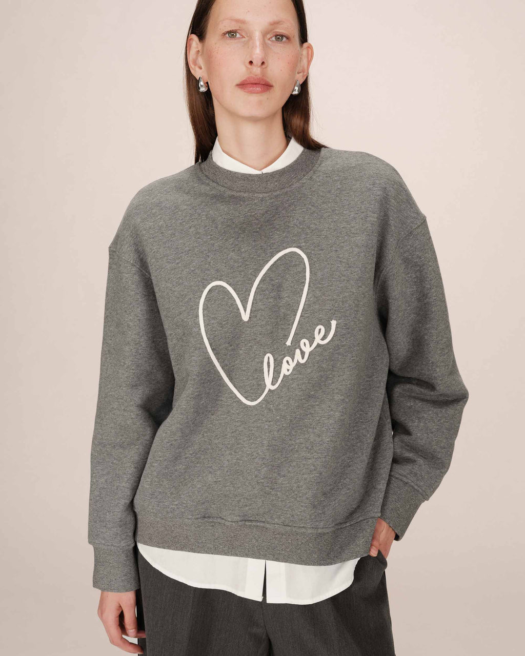 Sweatshirt Sharly - Gris