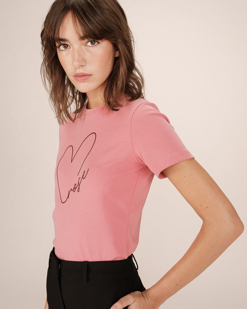 Blush Message T-Shirt Sixte