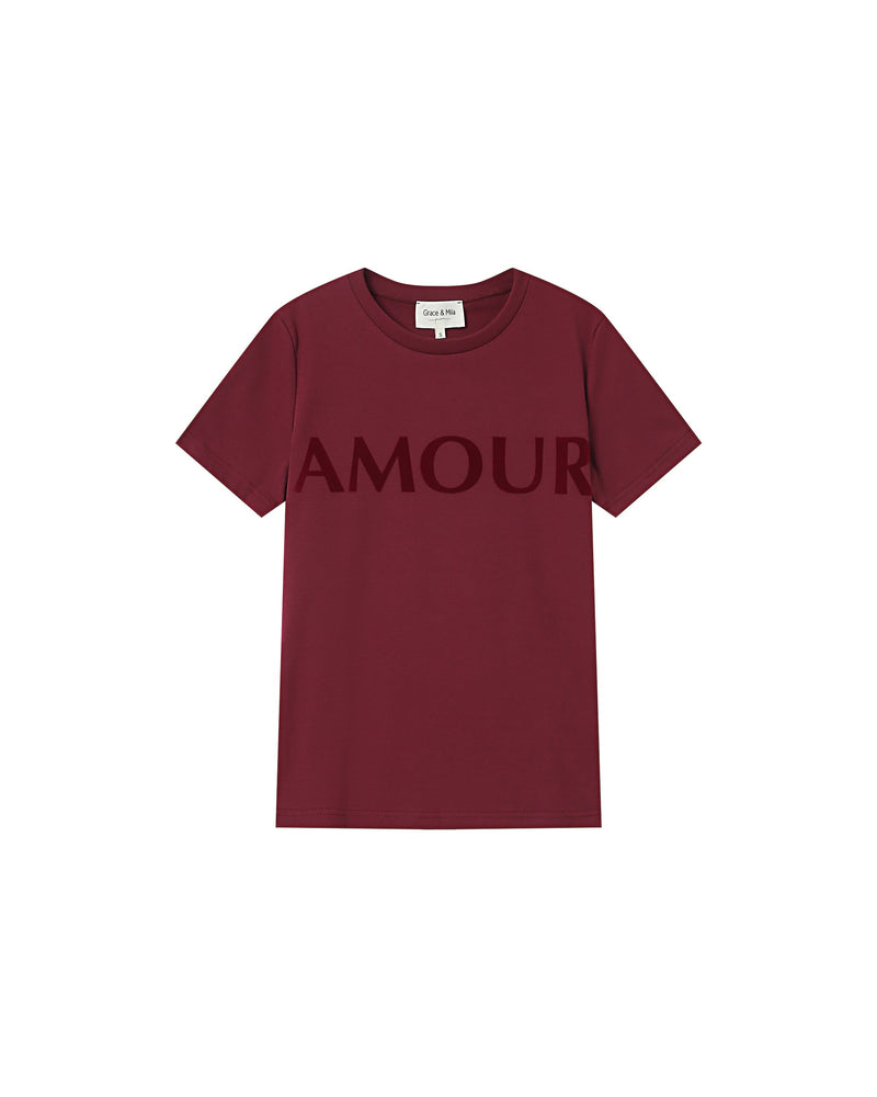 Sixte Camiseta Burdeos Mensaje