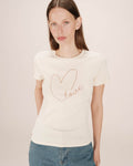 Camiseta con Mensaje Crudo Sixte