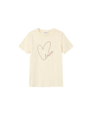 Sixte Ecru Message T-Shirt