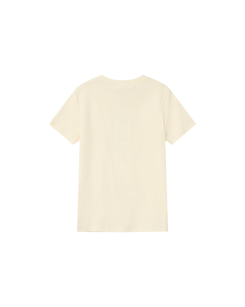 Sixte Ecru Message T-Shirt