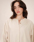 Oversized Ecru Blouse Suri